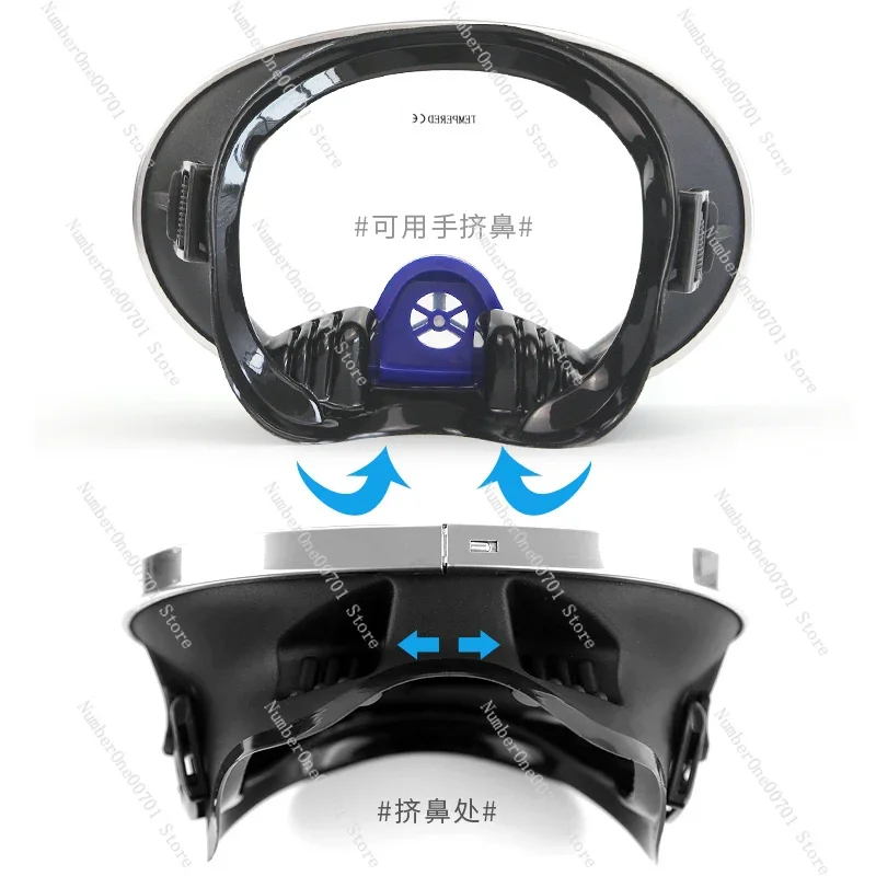 Nose Large Frame Adult Diving Mask Deep Diving Eyes
Nose Large Frame Adult Diving Mask Deep Diving Eyes