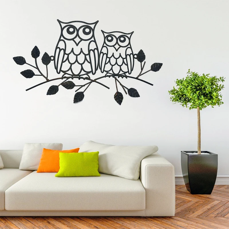 Metal Iron Art Owl Decoration Courtyard Indoor and Outdoor Patio Wall Craft Vintage Garden Decor Hanging Gift for Home Ornament
Metal Iron Art Owl Decoration Courtyard Indoor and Outdoor Patio Wall Craft Vintage Garden Decor Hanging Gift for Home Ornament