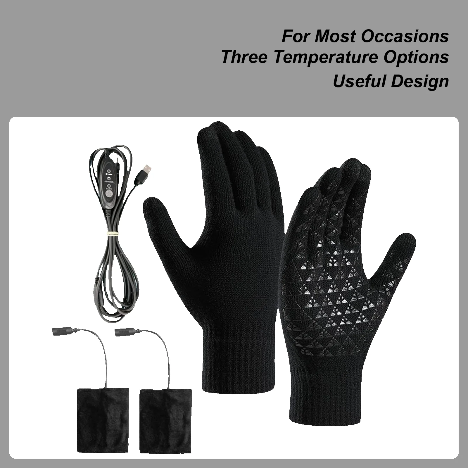 USB Heated Work Gloves Touchscreen Hand Warmer Mitten Fleece Knitted Warm Gloves For Camping Motorcycle Bike Riding Cycling work
USB Heated Work Gloves Touchscreen Hand Warmer Mitten Fleece Knitted Warm Gloves For Camping Motorcycle Bike Riding Cycling work
