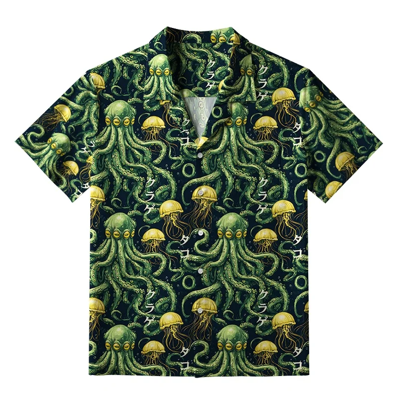 Men's T-shirt with Mysterious Octopus Print 3D Adult and Children's Parent-child Flower Shirt, Hawaii Vacation Breathable Top
Men's T-shirt with Mysterious Octopus Print 3D Adult and Children's Parent-child Flower Shirt, Hawaii Vacation Breathable Top