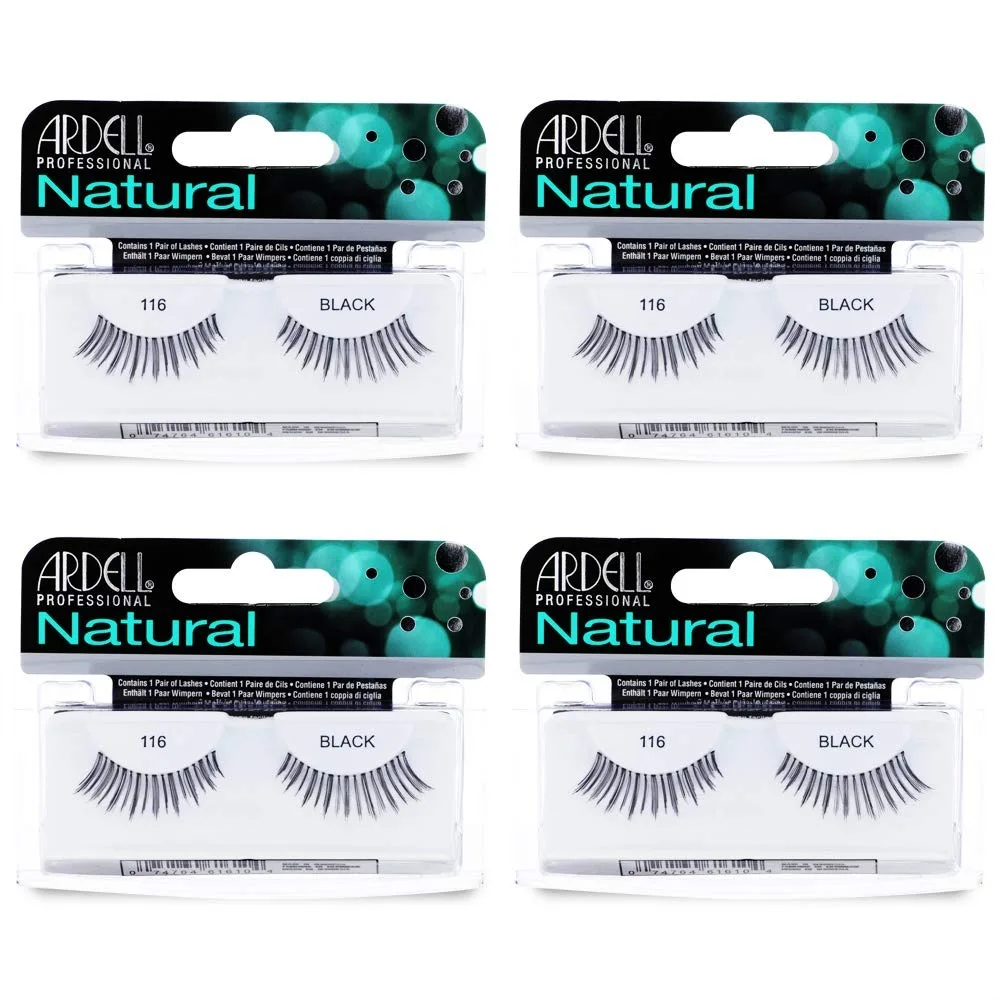 False Eyelashes 116, Natural Look Strip Lashes, Lightweight & Reusable, 4 Pack
False Eyelashes 116, Natural Look Strip Lashes, Lightweight & Reusable, 4 Pack