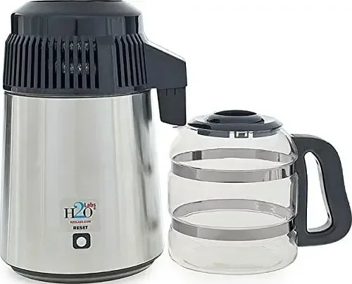 Best-in-Class Stainless Steel Water Distiller with Glass Carafe, Porcelain Nozzle Insert and Most Effective VOC Removal
Best-in-Class Stainless Steel Water Distiller with Glass Carafe, Porcelain Nozzle Insert and Most Effective VOC Removal