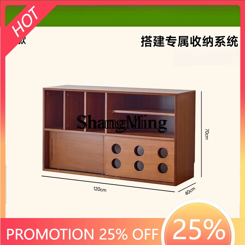 CL style combined cabinet multi-functional household living room solid wood floor rack cabinet
CL style combined cabinet multi-functional household living room solid wood floor rack cabinet