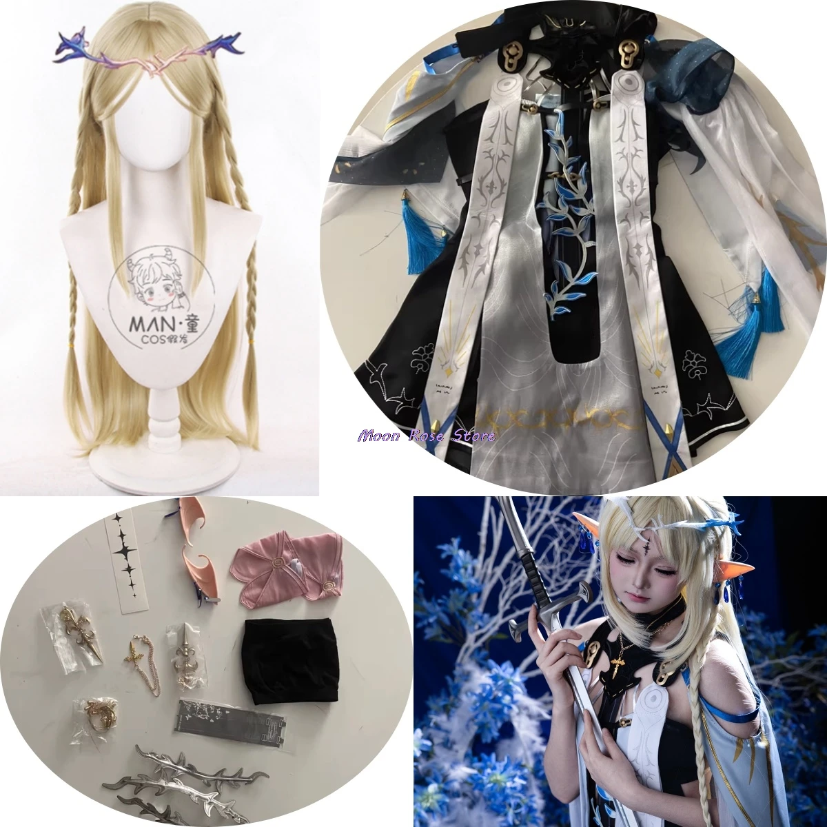 Wuthering Waves WuWa Cartheniyan Cosplay Costume Full Set Outfit Dress with Wig Shoes and Props for Carnival Halloween
Wuthering Waves WuWa Cartheniyan Cosplay Costume Full Set Outfit Dress with Wig Shoes and Props for Carnival Halloween