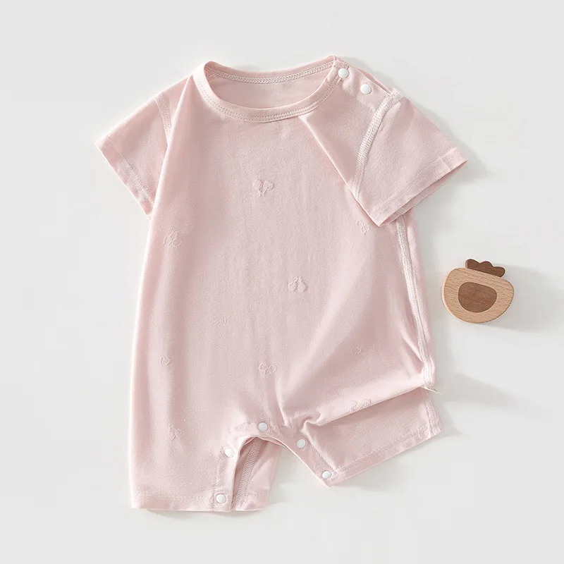 Summer Infant Baby Solid Color Jumpsuit Cherry Print Seamless Onesie 0-24M Newborn Air Conditioning Loungewear Romper
Summer Infant Baby Solid Color Jumpsuit Cherry Print Seamless Onesie 0-24M Newborn Air Conditioning Loungewear Romper