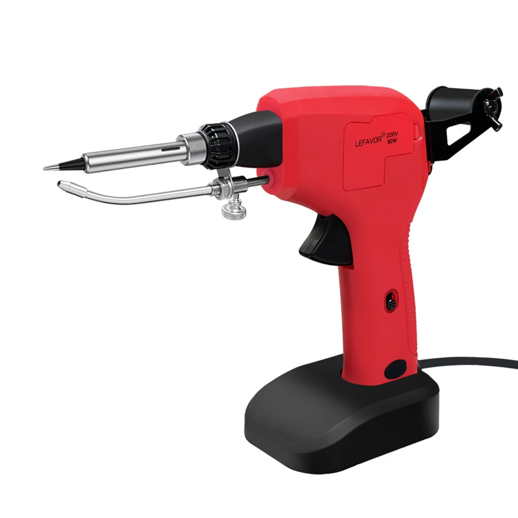 LEFAVOR 80W Soldering Iron Gun Hand-held Internal Heating Soldering Iron Auto Send Tin Gun Soldering Welding Repair Tool
LEFAVOR 80W Soldering Iron Gun Hand-held Internal Heating Soldering Iron Auto Send Tin Gun Soldering Welding Repair Tool