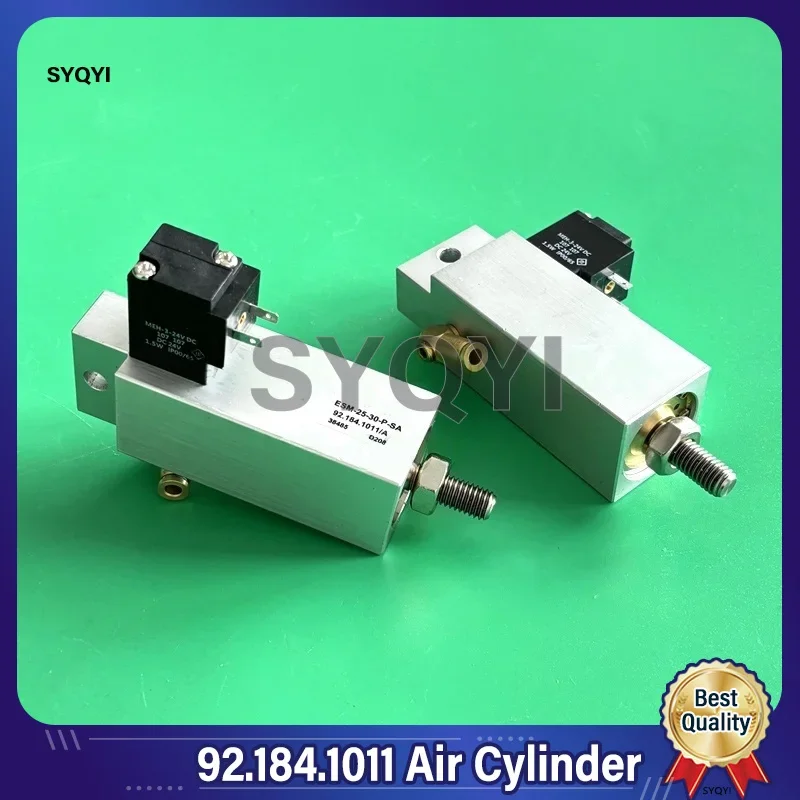 Heidelberg SM74 PM74 Dampening Unit Parts: Middle Roller to Plate Cylinder Solenoid Valve Air Cylinder 92.184.1011
Heidelberg SM74 PM74 Dampening Unit Parts: Middle Roller to Plate Cylinder Solenoid Valve Air Cylinder 92.184.1011