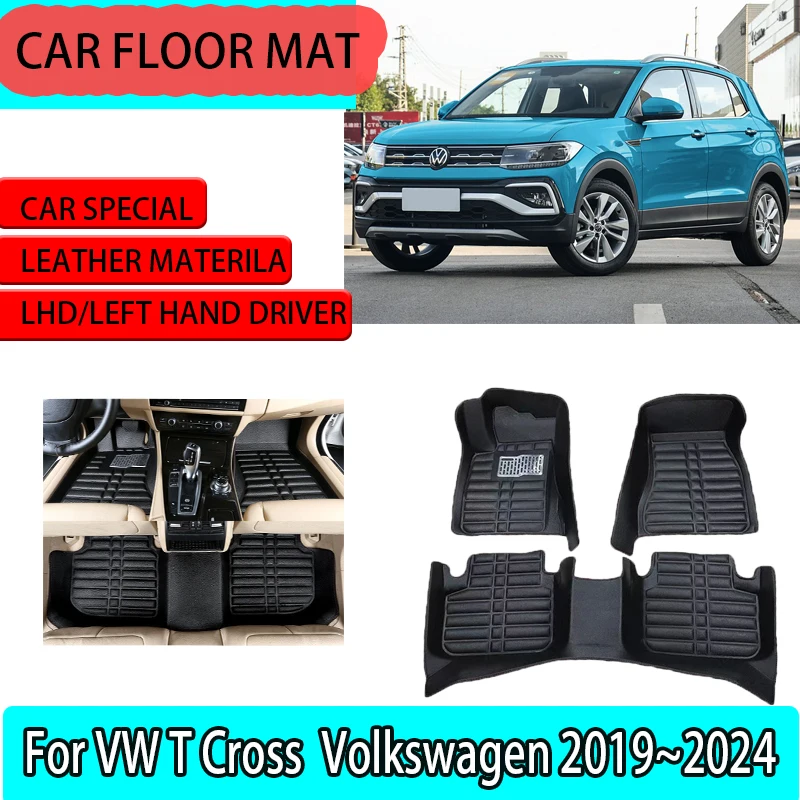 For VW T Cross 2023 Volkswagen Taigun 2019~2024 C11 Car Accessories Mat Foot Inner Liner Carpet Pad Custom Rug LHD Car Floor Mat
For VW T Cross 2023 Volkswagen Taigun 2019~2024 C11 Car Accessories Mat Foot Inner Liner Carpet Pad Custom Rug LHD Car Floor Mat