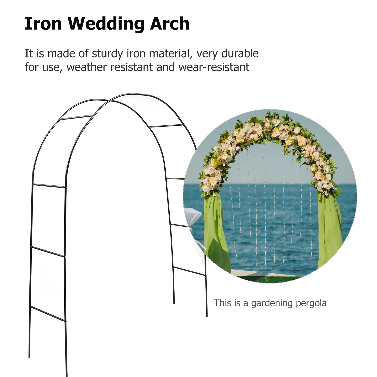 Flower Stand Bracket Garden Outdoor Arch Support Decoration for Backdrop Plant Climbing Arbor Bridal Party
Flower Stand Bracket Garden Outdoor Arch Support Decoration for Backdrop Plant Climbing Arbor Bridal Party
