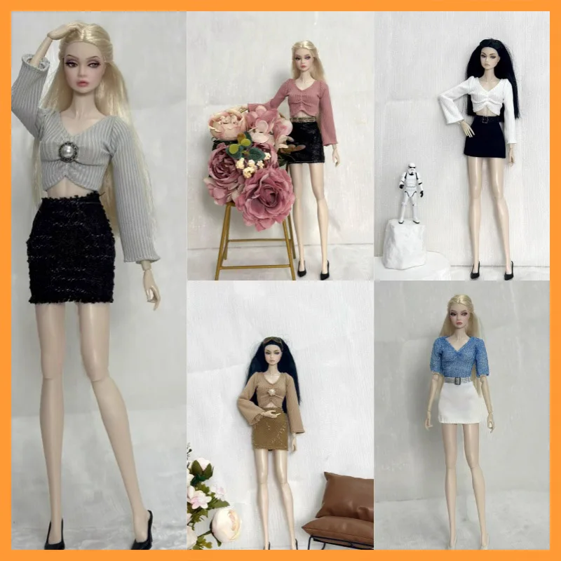In Stock 1/12 Scale V-neck Flared Sleeves Waist Cinched Knit Top Hip Hugging Skirt Fit 6points Action Figure Model Dolls
In Stock 1/12 Scale V-neck Flared Sleeves Waist Cinched Knit Top Hip Hugging Skirt Fit 6points Action Figure Model Dolls