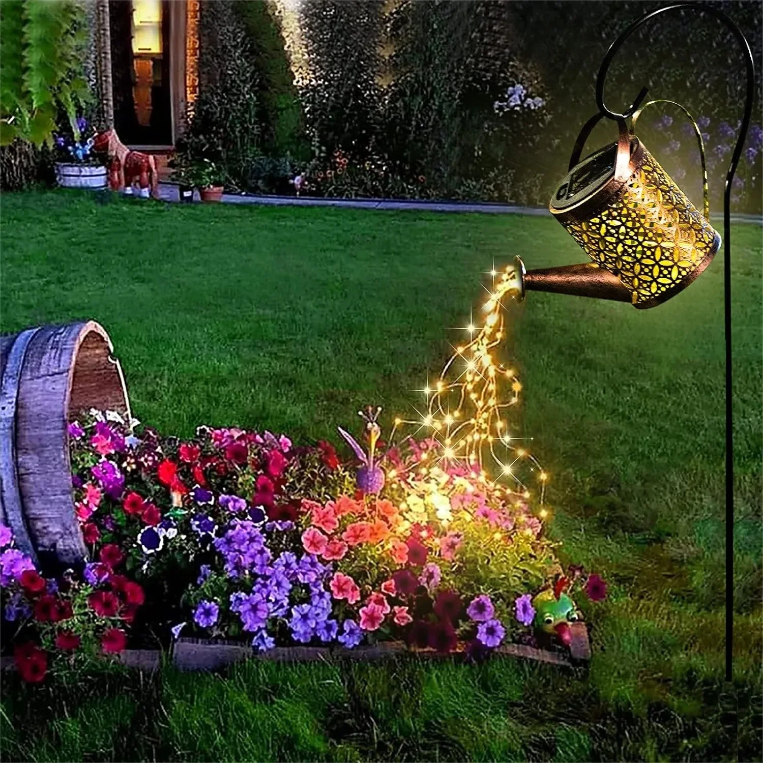 Solar Hanging Lantern with Unique Hollow Design for Garden Patio Pathway
Solar Hanging Lantern with Unique Hollow Design for Garden Patio Pathway