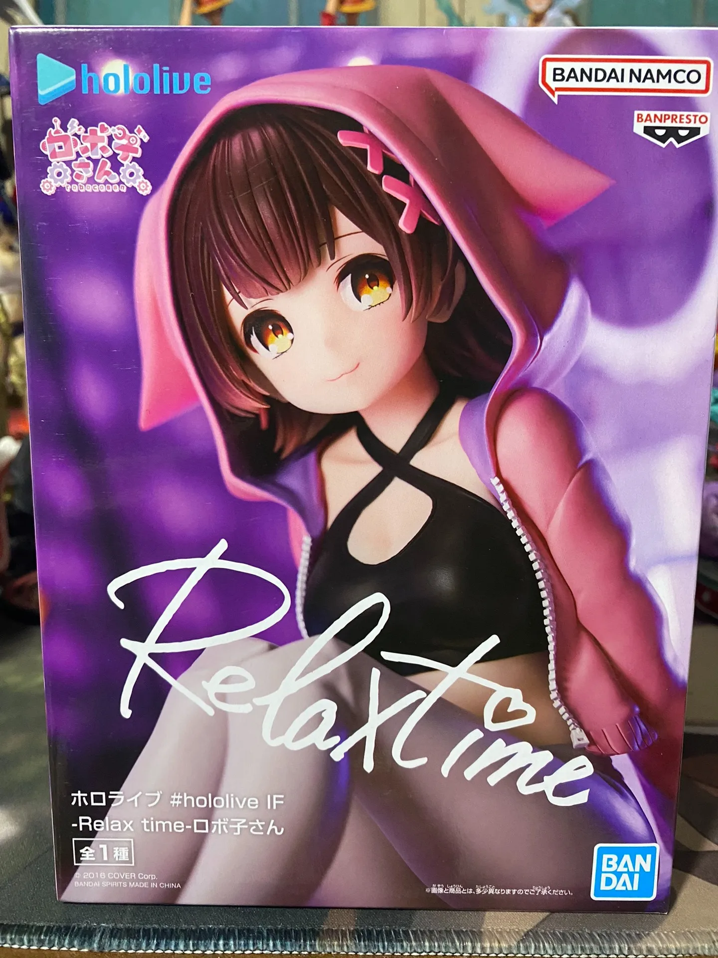 Original BANDAI Ban PRESTO Relaxtime Hololive Roboco collectible toy figure model
Original BANDAI Ban PRESTO Relaxtime Hololive Roboco collectible toy figure model