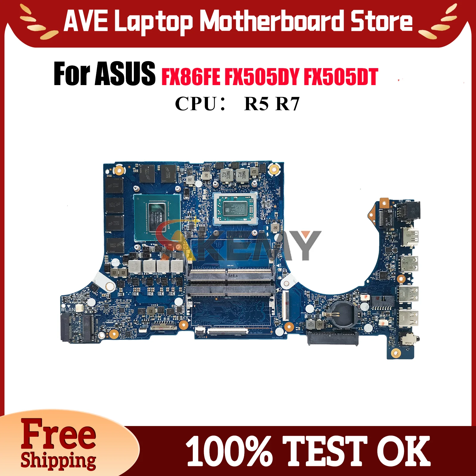 FX505DU Материнская плата для ноутбука ASUS TUF Gaming FX505 FX86FE FX86FD FX505GM FX505GU FX505GV Материнская плата для ноутбука с процессором R5 R7 stk
FX505DU Материнская плата для ноутбука ASUS TUF Gaming FX505 FX86FE FX86FD FX505GM FX505GU FX505GV Материнская плата для ноутбука с процессором R5 R7 stk