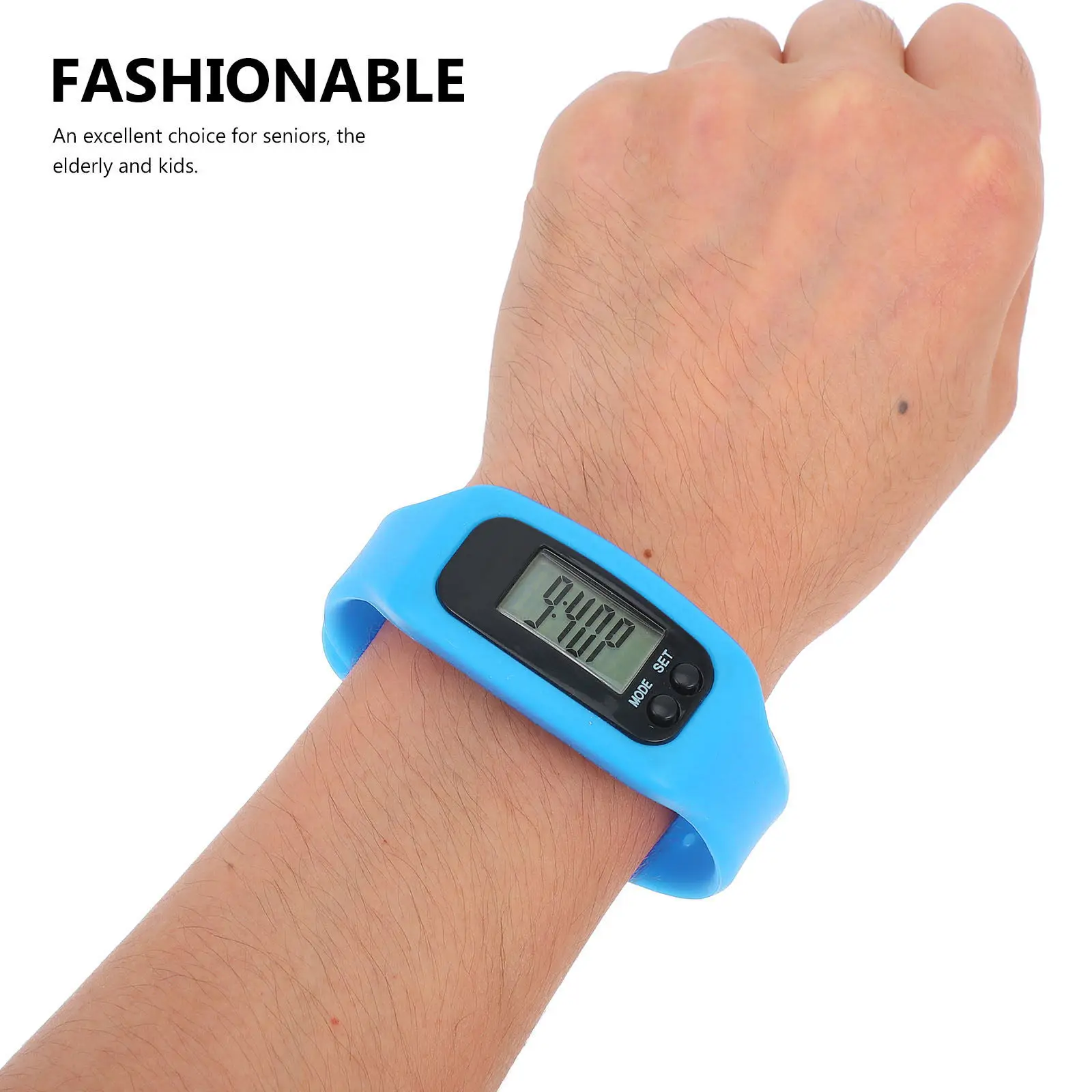 Portable Step Counter Watch Wrist Pedometer Bracelet Silicone Band Easy Read Display Lightweight Simple Design for Walking
Portable Step Counter Watch Wrist Pedometer Bracelet Silicone Band Easy Read Display Lightweight Simple Design for Walking