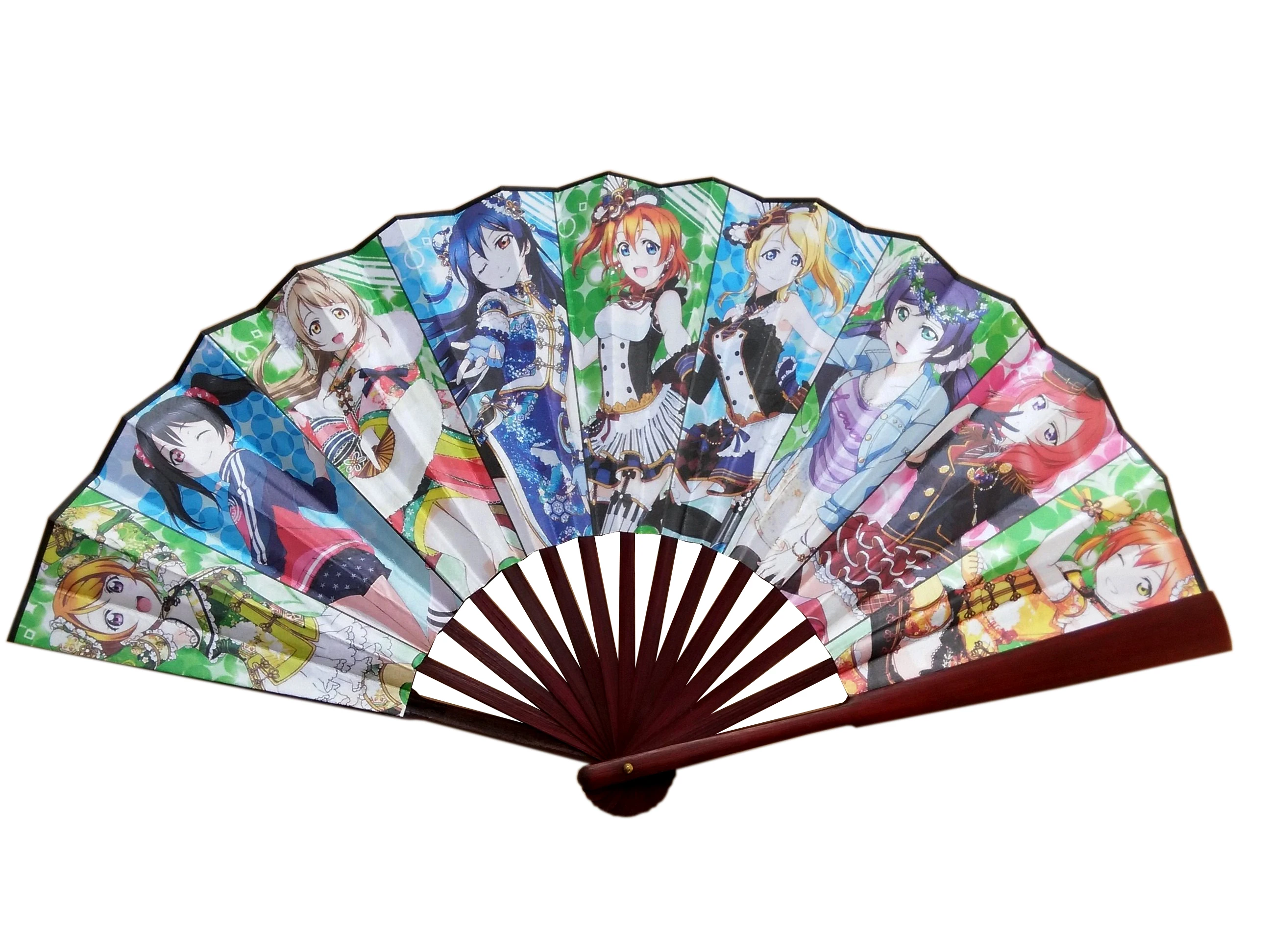 33cm/10" Anime LoveLive!School idol project Bamboo&Tough Paper Minami Kotori Kousaka Honoka Folding Fan
33cm/10" Anime LoveLive!School idol project Bamboo&Tough Paper Minami Kotori Kousaka Honoka Folding Fan