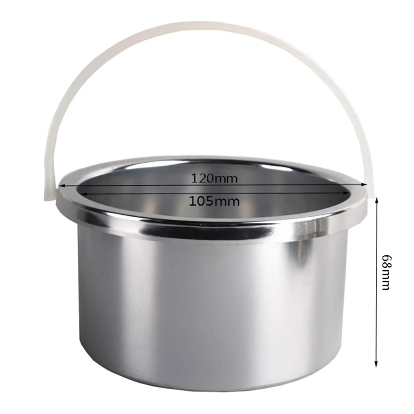 Portable Wax Heater Inner 500ml Silver Waxing Bowl Melting Pot for Depilatory Wax Hair Removal Professional Use
Portable Wax Heater Inner 500ml Silver Waxing Bowl Melting Pot for Depilatory Wax Hair Removal Professional Use