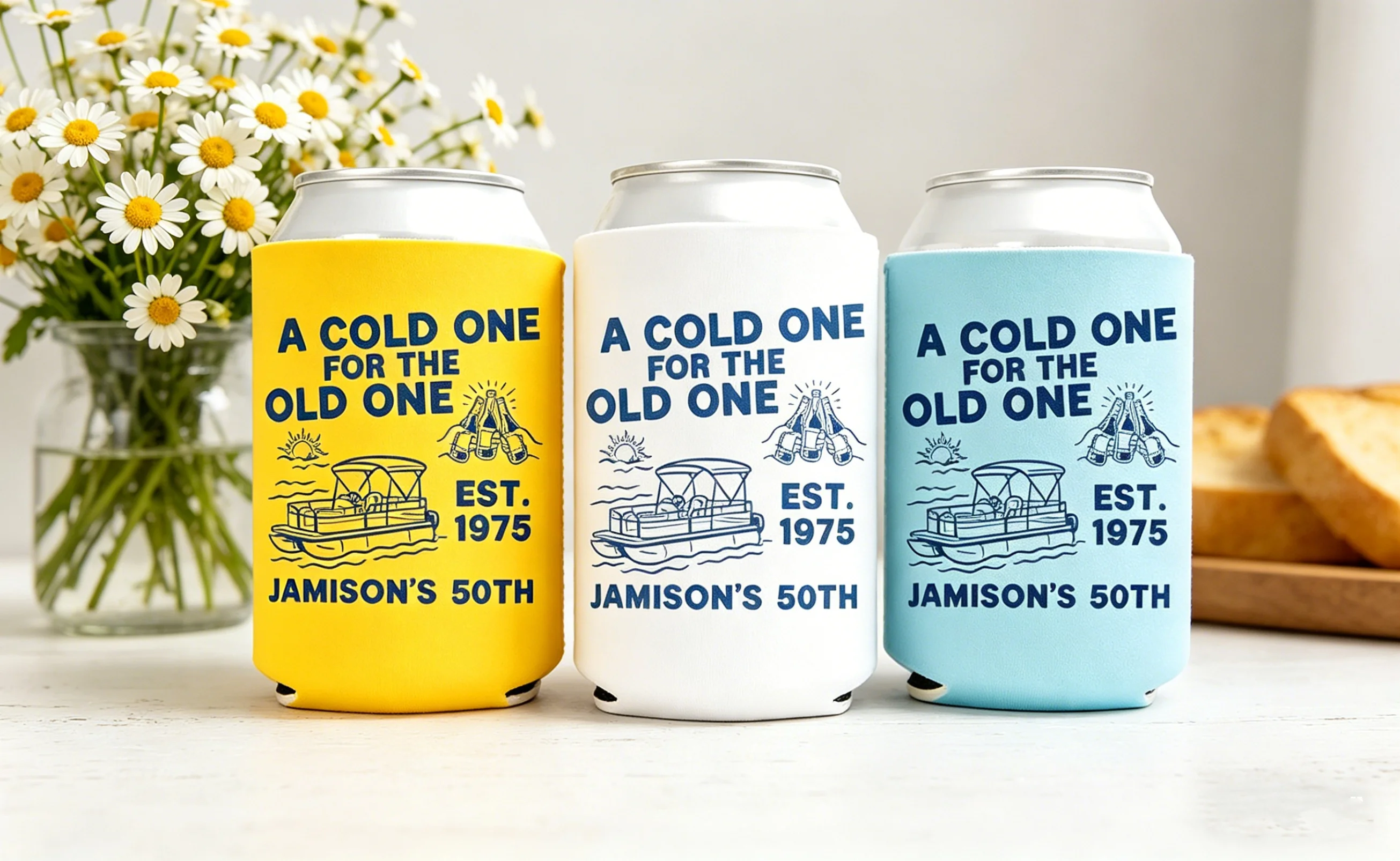 10/20/30pcs Customizable Pontoon Birthday Can Sleeves - 21st 30th 40th 50th 60th 70th Party Favors for Guests, Personalized Neop
10/20/30pcs Customizable Pontoon Birthday Can Sleeves - 21st 30th 40th 50th 60th 70th Party Favors for Guests, Personalized Neop