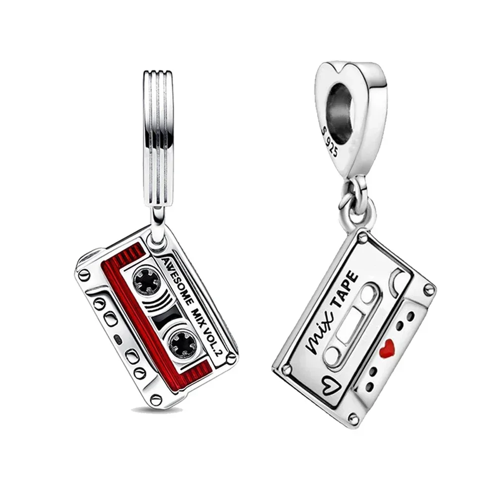 Galaxy Cassette Tape Dangle Charm Silver Plated Charms Silver 925 Original Bracelet for Jewelry Making
Galaxy Cassette Tape Dangle Charm Silver Plated Charms Silver 925 Original Bracelet for Jewelry Making