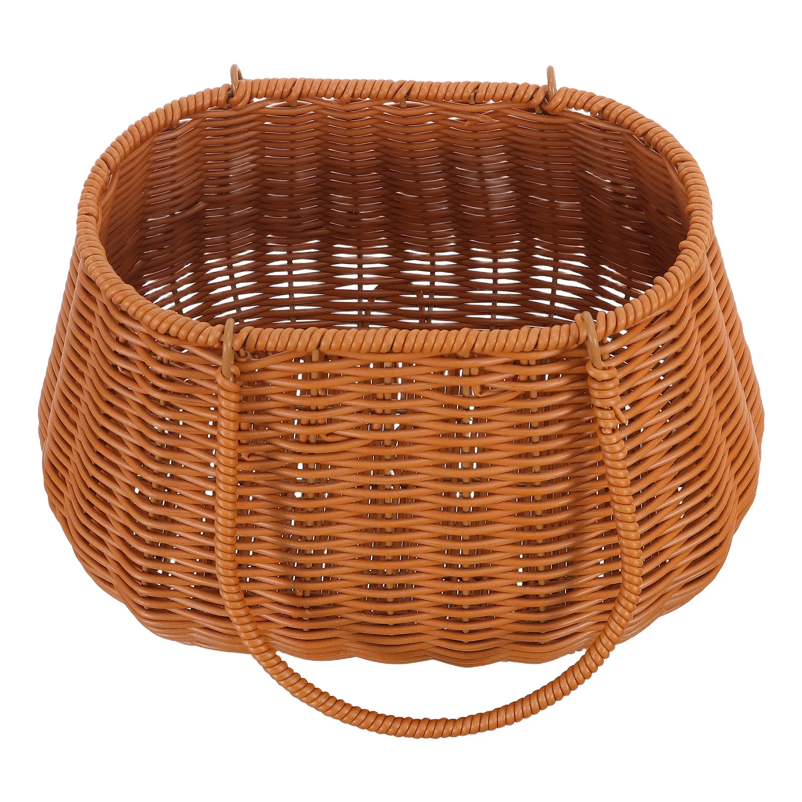 Portable Woven Picnic Basket Handmade Imitation Rattan Small Fruit Carrier for Garden Parties Kitchen Storage Decorative Flower
Portable Woven Picnic Basket Handmade Imitation Rattan Small Fruit Carrier for Garden Parties Kitchen Storage Decorative Flower