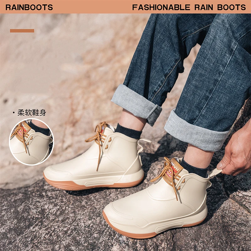 New Men and Women Water Shoes Couple's Style Mountain Climbing Rain Forest Hiking Anti-slip Rain Boots Short Tube Comfort Boots
New Men and Women Water Shoes Couple's Style Mountain Climbing Rain Forest Hiking Anti-slip Rain Boots Short Tube Comfort Boots