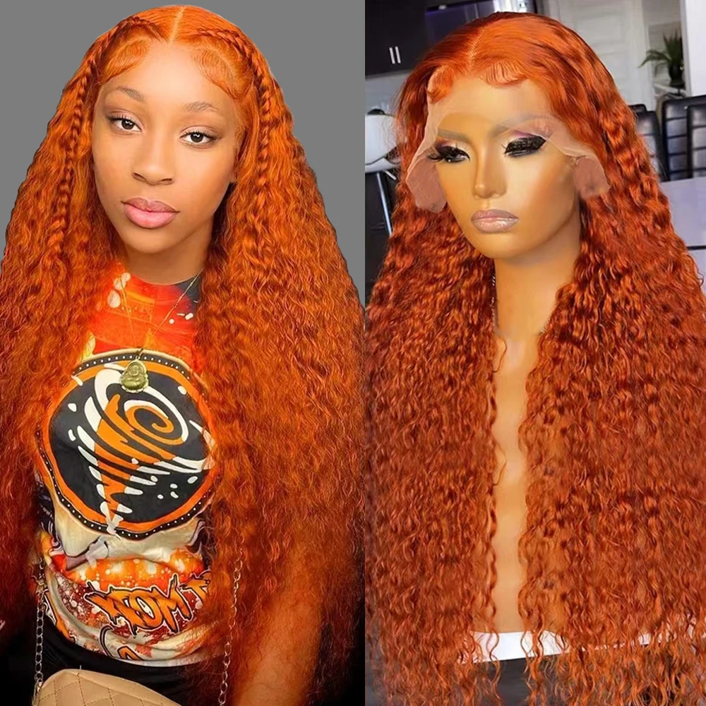 Ginger Orange Lace Front Wigs Human Hair 200% Density 13x4 Deep Wave Lace Front Wigs Human Hair Pre Plucked Ginger Curly Wigs
Ginger Orange Lace Front Wigs Human Hair 200% Density 13x4 Deep Wave Lace Front Wigs Human Hair Pre Plucked Ginger Curly Wigs