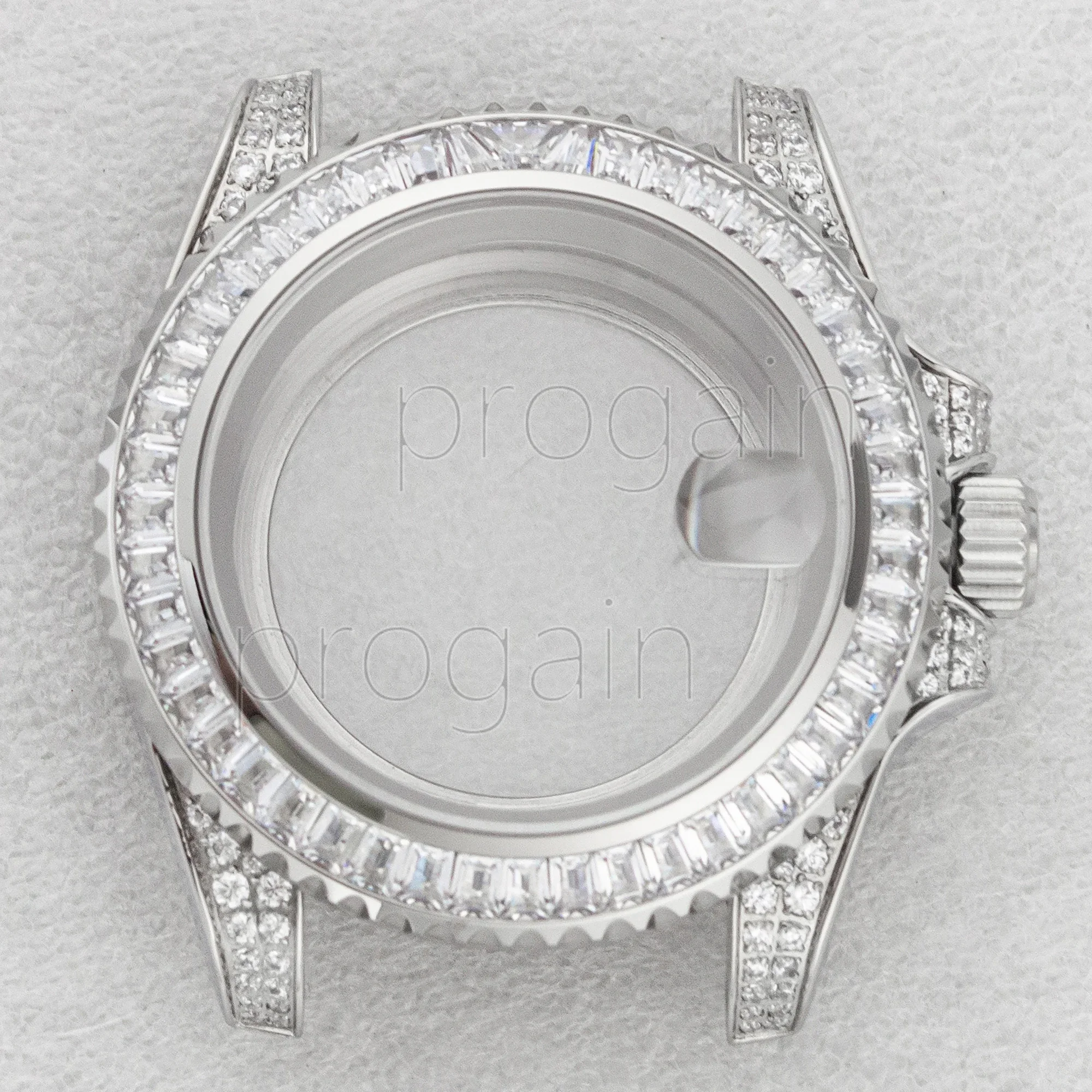 Stainless Steel Diamond Watch Case Transparent Bottom for SUB GMT NH35/36 Mechanical Movement Accessories Replacements mod Parts
Stainless Steel Diamond Watch Case Transparent Bottom for SUB GMT NH35/36 Mechanical Movement Accessories Replacements mod Parts