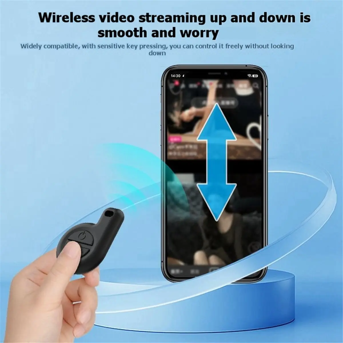 New Electronics Wireless Bluetooth Screen Scroll Remote Control Auto Slide Page Turner Lazy Phone Scroller for IOS Android Lazy
New Electronics Wireless Bluetooth Screen Scroll Remote Control Auto Slide Page Turner Lazy Phone Scroller for IOS Android Lazy
