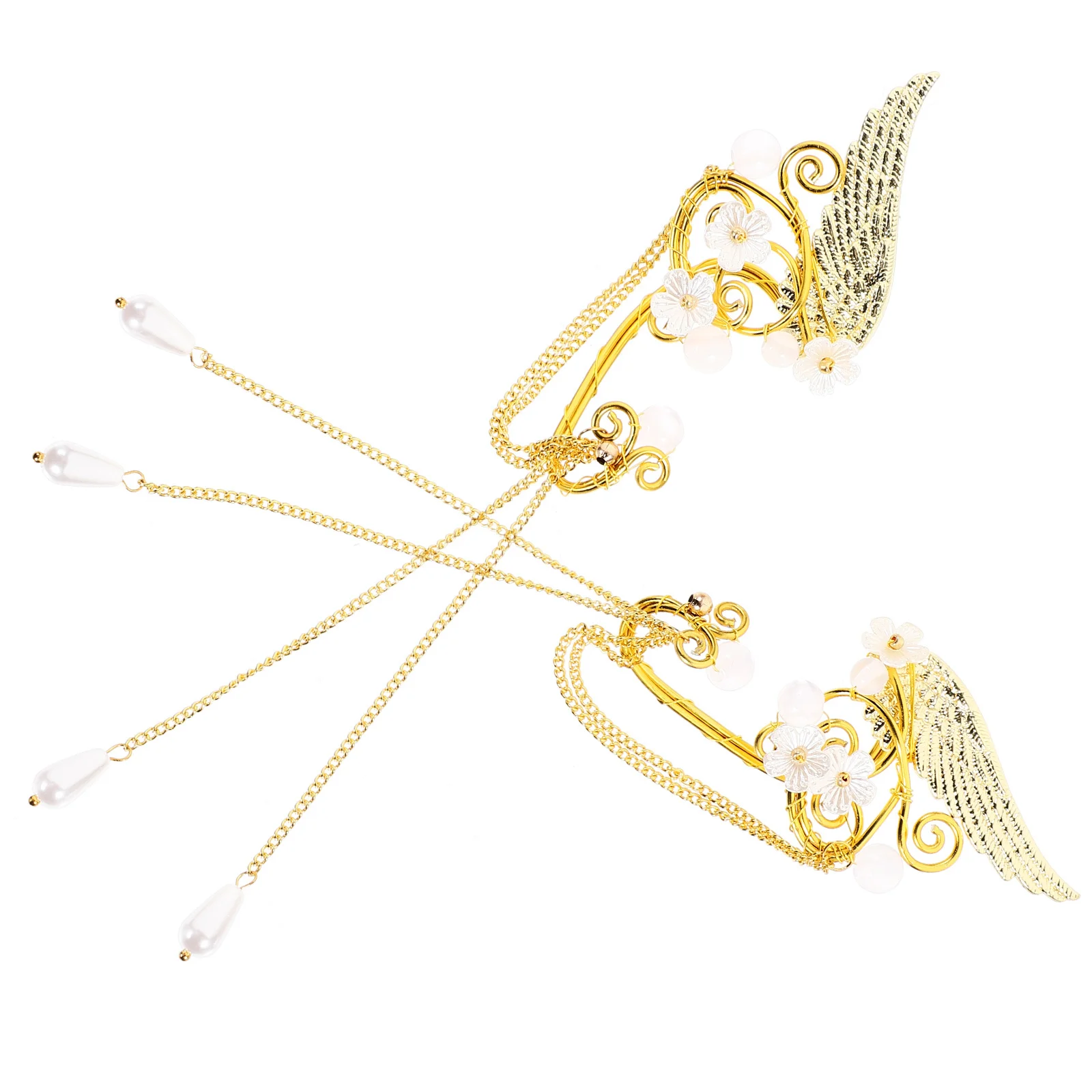 1Pair Ear Cuffs Tassel Style Non-Piercing Clip on Earrings Lightweight Alloy Ear Jewelry for Women Girls Daily Festival Wear
1Pair Ear Cuffs Tassel Style Non-Piercing Clip on Earrings Lightweight Alloy Ear Jewelry for Women Girls Daily Festival Wear