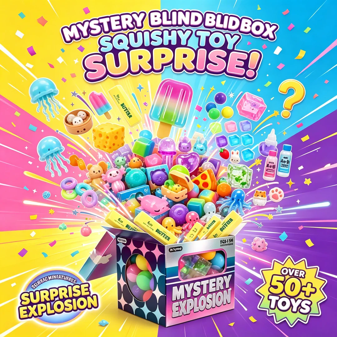 Wholesale Mystery Blind Bag Squishy Mochi Toys Mixed Shapes Elastic Squeeze Fidget Toys Autism Anxiety Relief Classroom Prizes
Wholesale Mystery Blind Bag Squishy Mochi Toys Mixed Shapes Elastic Squeeze Fidget Toys Autism Anxiety Relief Classroom Prizes