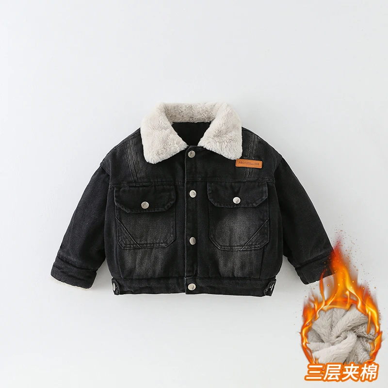 Boys' Outwears Winter Clothes 2025 New Kidsren's Winter Thickeneded Denim Jackets Boys' Fashionable Tops Baby Fashionable Clothes
Boys' Outwears Winter Clothes 2025 New Kidsren's Winter Thickeneded Denim Jackets Boys' Fashionable Tops Baby Fashionable Clothes