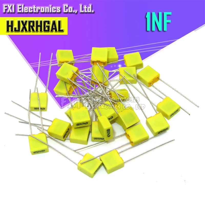 20PCS Correction capacitor 1NF 102J 100V 5mm Polypropylene Safety Plastic Film Capacitor New original
20PCS Correction capacitor 1NF 102J 100V 5mm Polypropylene Safety Plastic Film Capacitor New original