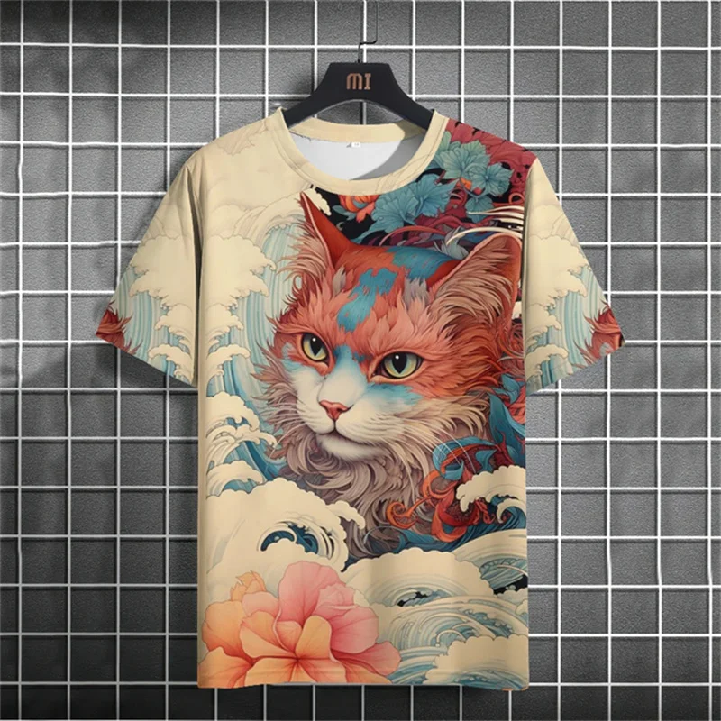 Summer Short Sleeve Harajuku Print Aniam T Shirt For Men O-Neck top Oversized Pullover Fashion Streetwear Fashion Men‘s Clothing
Summer Short Sleeve Harajuku Print Aniam T Shirt For Men O-Neck top Oversized Pullover Fashion Streetwear Fashion Men‘s Clothing