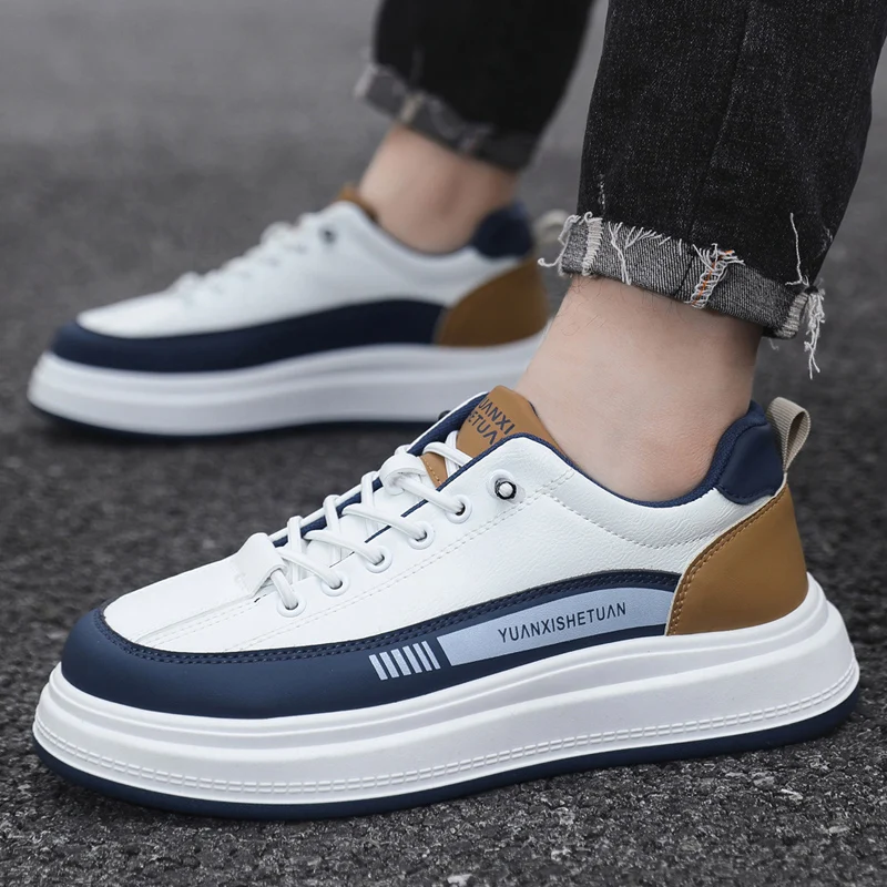 Spring and Autumn New Men's Shoes Leather Low Cut Fashion Trendy Running Sports Men's Casual Trendy Shoes
Spring and Autumn New Men's Shoes Leather Low Cut Fashion Trendy Running Sports Men's Casual Trendy Shoes