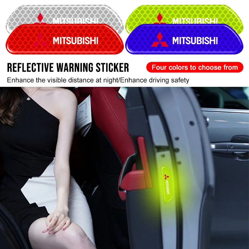4PCS/set Car Door Reflective Sticker Night Light Warning Decal Emblems For Mitsubishi Outlander Lancer ASX Mirage Xpander
4PCS/set Car Door Reflective Sticker Night Light Warning Decal Emblems For Mitsubishi Outlander Lancer ASX Mirage Xpander