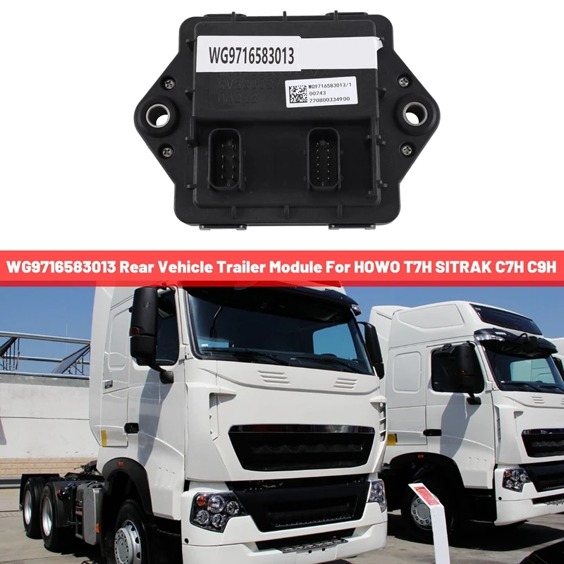 WG9716583013 Rear Vehicle Trailer Module For HOWO T7H SITRAK C7H C9H Trailer Module Computer Board Control Box
WG9716583013 Rear Vehicle Trailer Module For HOWO T7H SITRAK C7H C9H Trailer Module Computer Board Control Box
