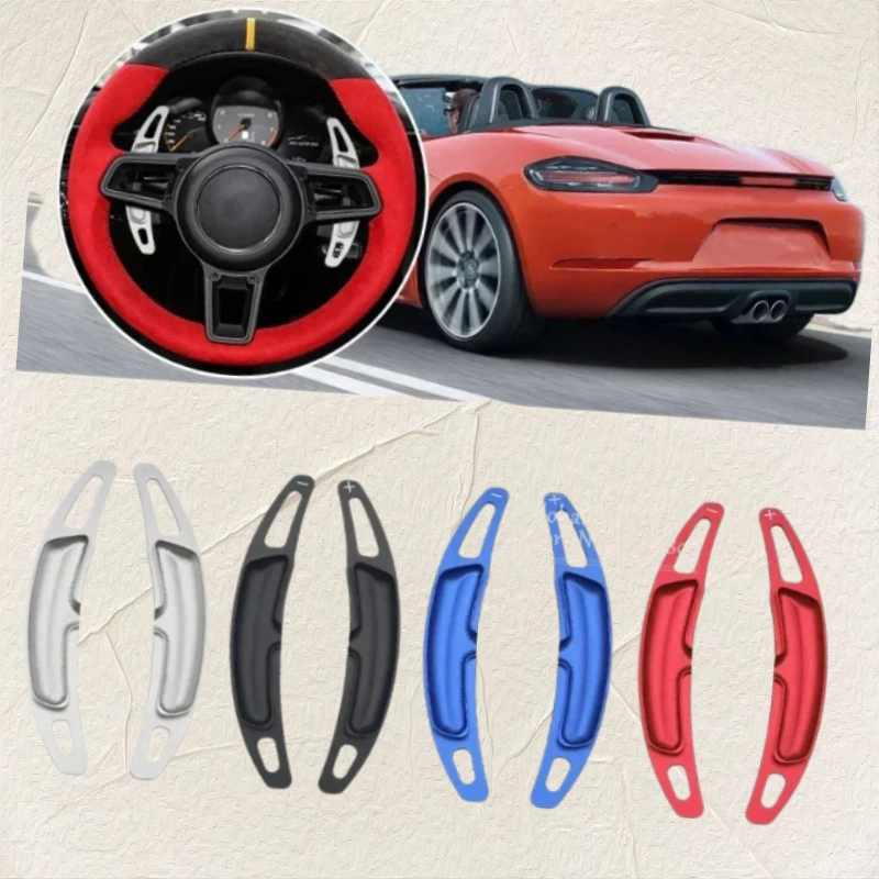 Car Aluminum Alloy Steering Wheel Paddle Shifter DSG Shift Paddle Extension for Porsche Macan Cayenne Panamera 911 918 718 918
Car Aluminum Alloy Steering Wheel Paddle Shifter DSG Shift Paddle Extension for Porsche Macan Cayenne Panamera 911 918 718 918