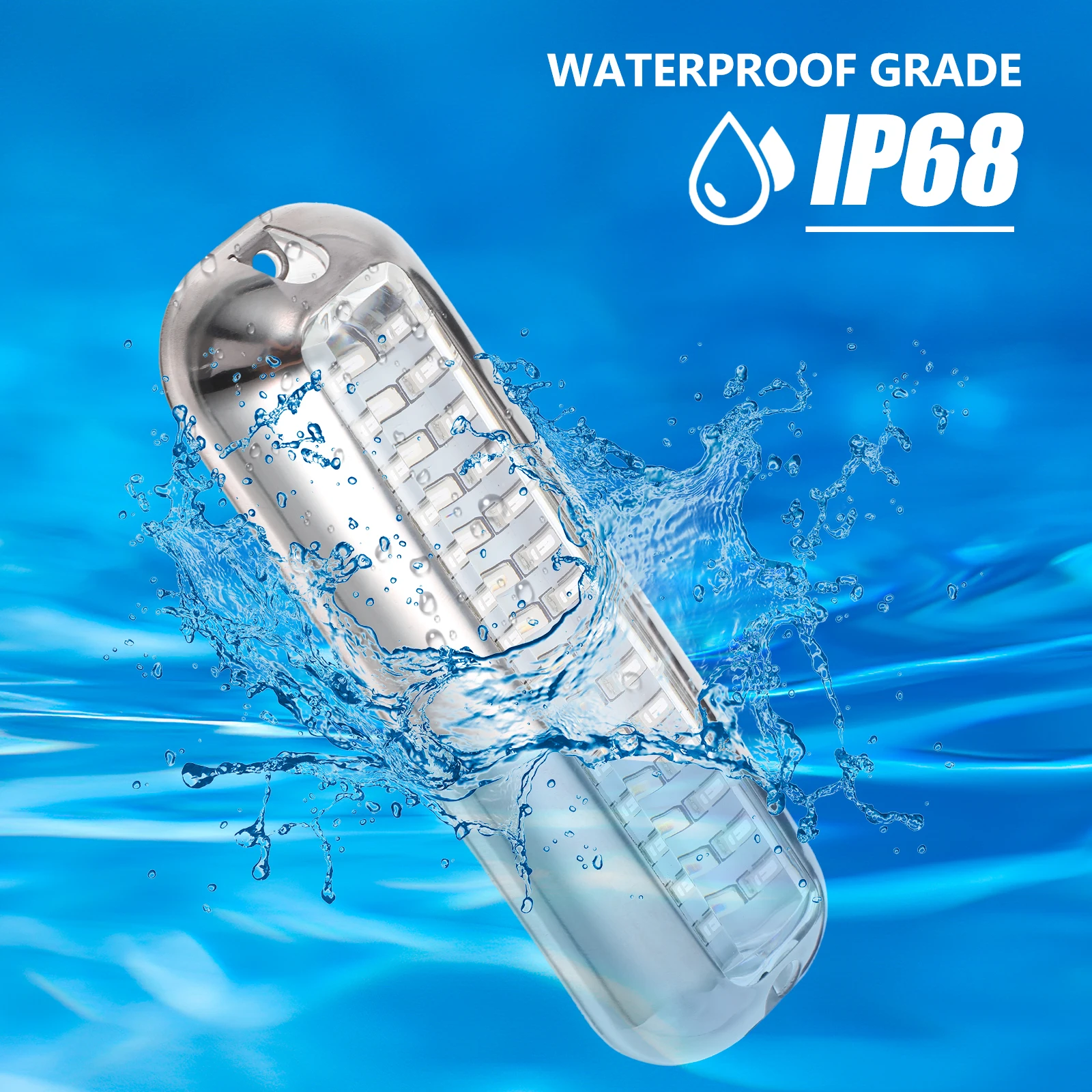 1pcs Led Underwater Boat Light Waterproof Stainless Steel For Marine Pool Pond Kayak Fishing Dock Raft Water Sports
1pcs Led Underwater Boat Light Waterproof Stainless Steel For Marine Pool Pond Kayak Fishing Dock Raft Water Sports