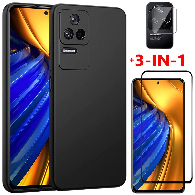 poco-f4 case, tempered glass + tpu case for pocophone f4 soft anti-shock phone cases poco f3 xiaomi poco f4 gt cover poco f4
poco-f4 case, tempered glass + tpu case for pocophone f4 soft anti-shock phone cases poco f3 xiaomi poco f4 gt cover poco f4