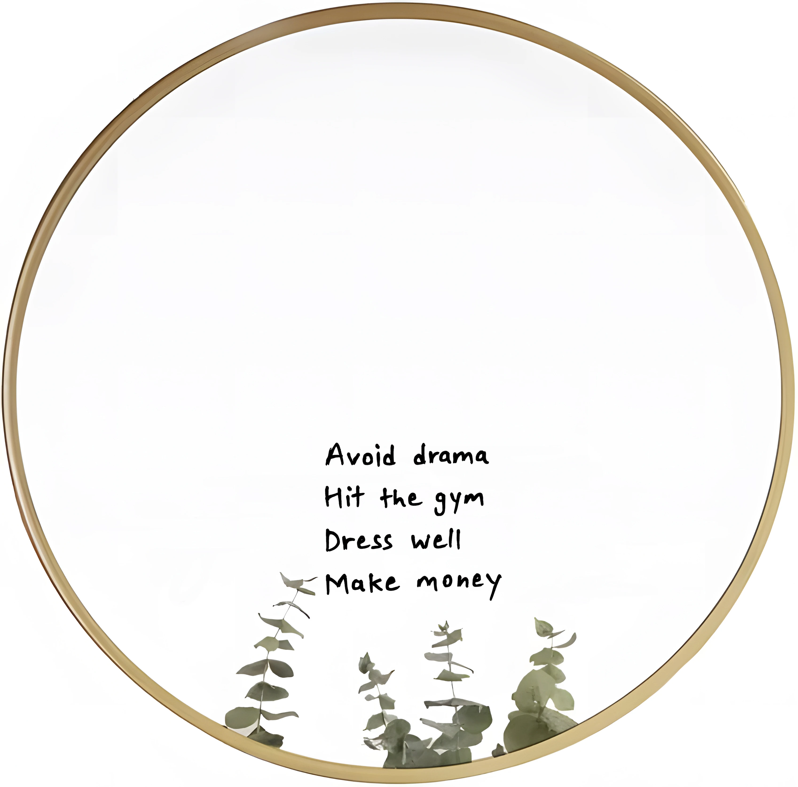 Mirror Decals Car Stickers - Avoid Drama Hit the Gym Dress Well Make Money Motivational Vinyl for Auto SUV Truck Mirror
Mirror Decals Car Stickers - Avoid Drama Hit the Gym Dress Well Make Money Motivational Vinyl for Auto SUV Truck Mirror