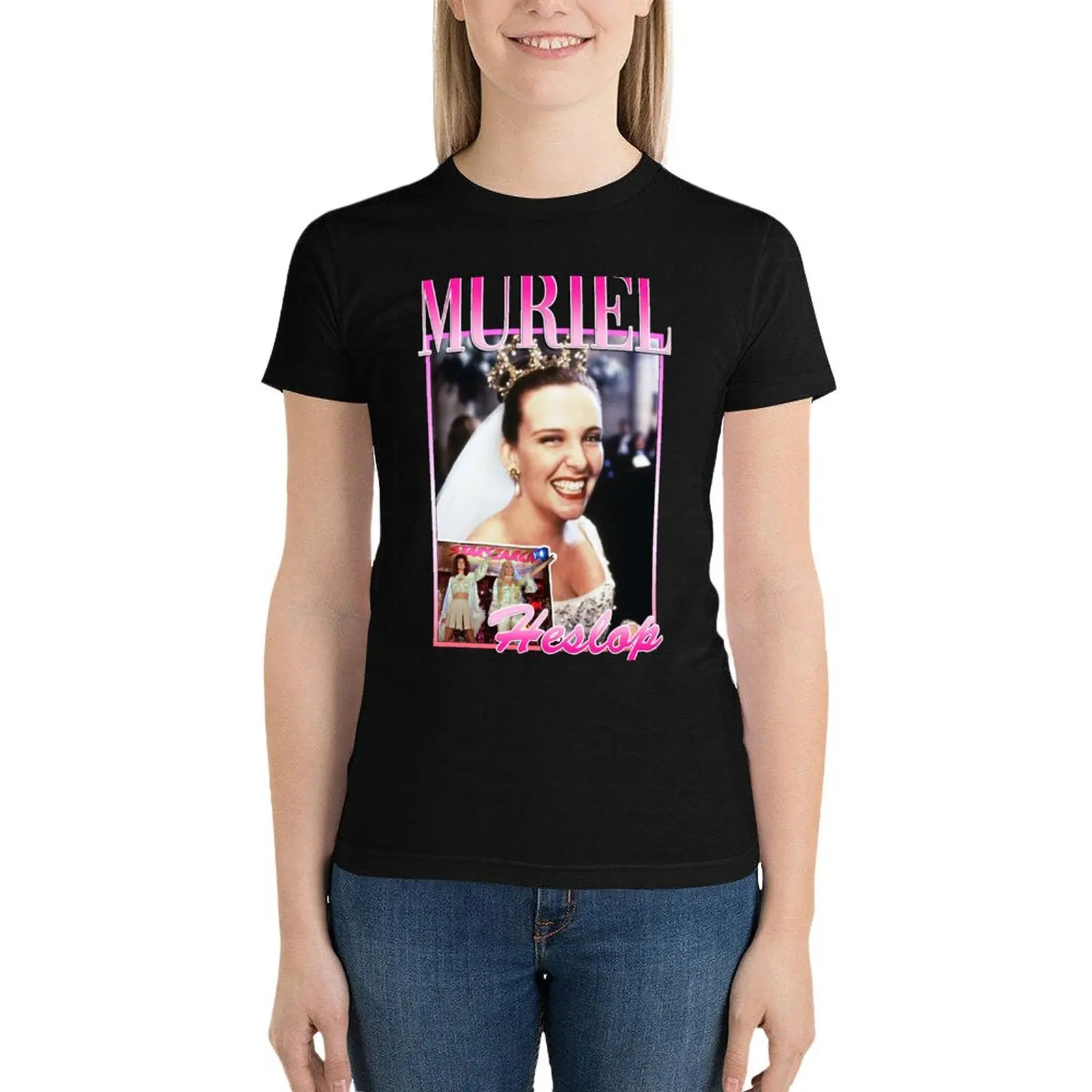 Muriel Heslop Muriel's Wedding T-Shirt Blouse summer top vintage clothes Woman fashion
Muriel Heslop Muriel's Wedding T-Shirt Blouse summer top vintage clothes Woman fashion