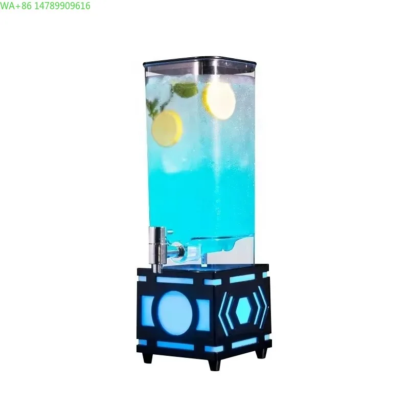 Best Sellers Commercial Ice Cold Beverage Dispenser Plastic Milk Juice Beer Drink Colorful Led Light Drinking Machine for KTV
Best Sellers Commercial Ice Cold Beverage Dispenser Plastic Milk Juice Beer Drink Colorful Led Light Drinking Machine for KTV