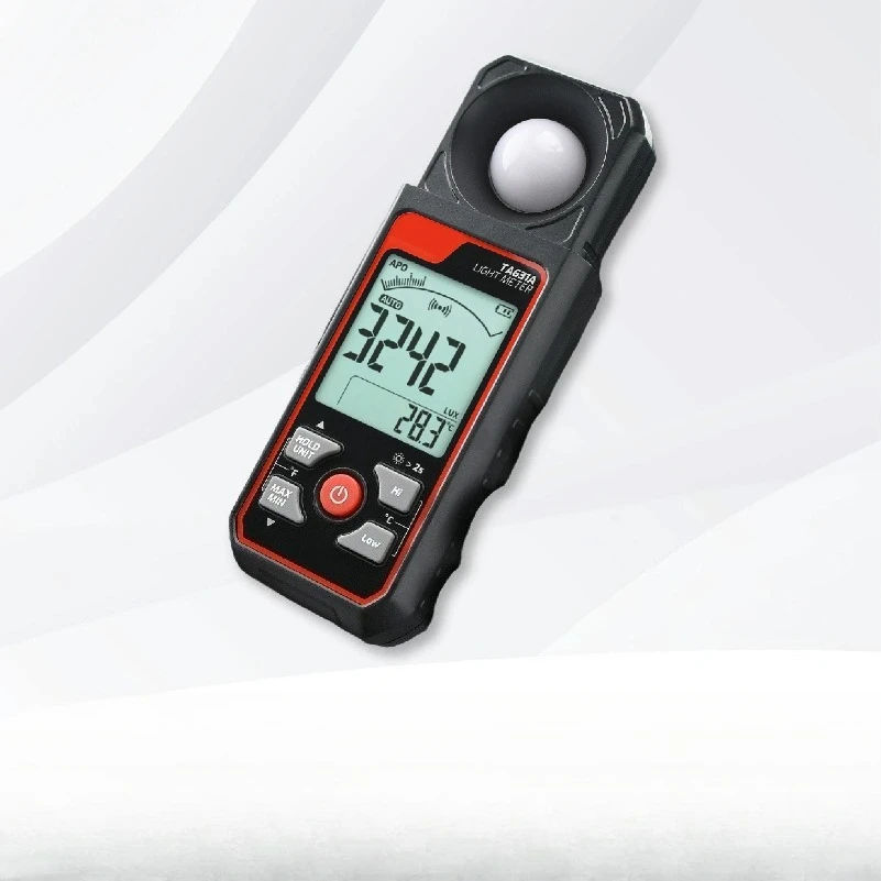 TA630A Handheld Digital Lux Meter 200000 Lux Light Intensity Tester High Precision Illuminance Photometer with LCD Display
TA630A Handheld Digital Lux Meter 200000 Lux Light Intensity Tester High Precision Illuminance Photometer with LCD Display