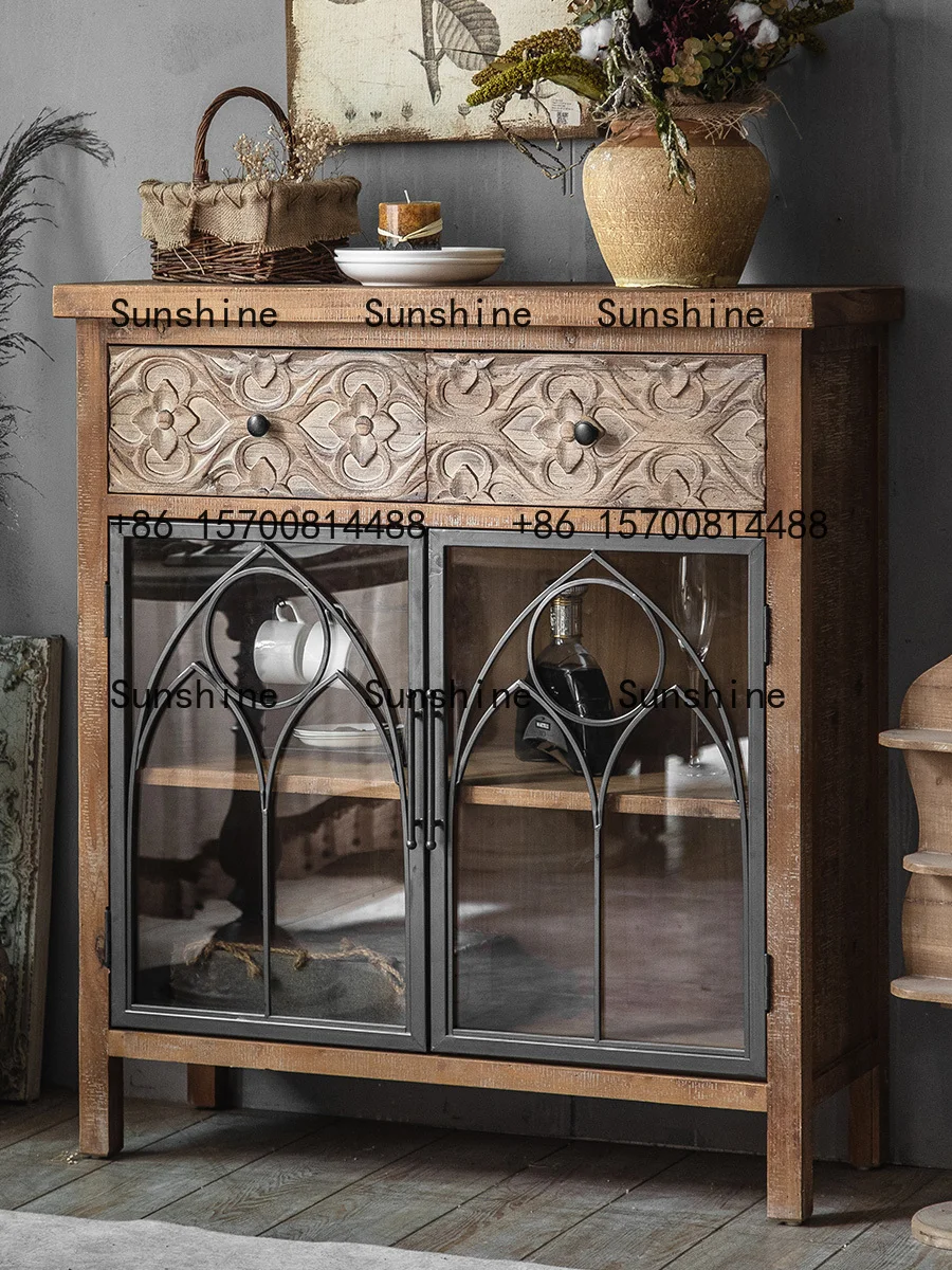 French light luxury home glass decorative locker B & B locker
French light luxury home glass decorative locker B & B locker