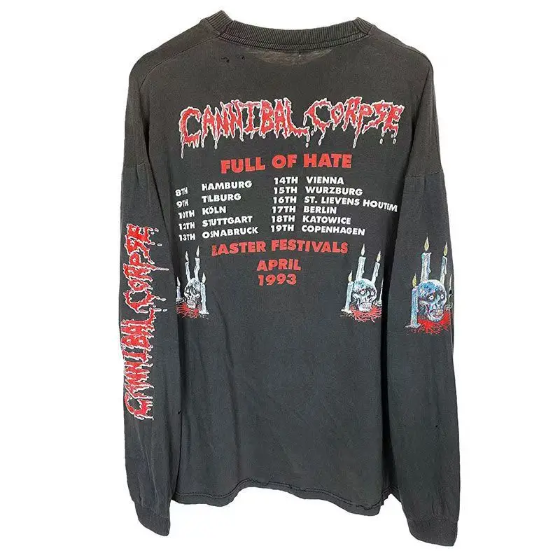 ropa hombre Men Women Hip Hop Letter Printed Rock Band Graphic T Shirt Y2k Harajuku Fashion Round Neck Long Sleeved T Shirts
ropa hombre Men Women Hip Hop Letter Printed Rock Band Graphic T Shirt Y2k Harajuku Fashion Round Neck Long Sleeved T Shirts