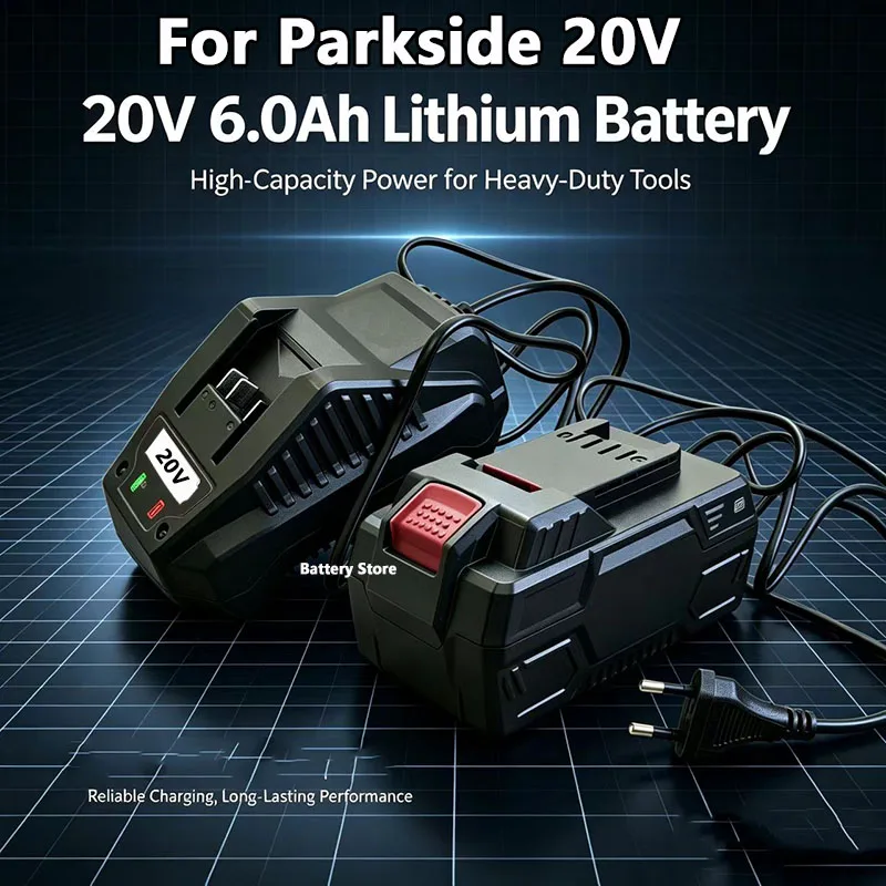 For Parkside 20V electric tool battery series PAP B1 B3 hand drill battery A3/PAP 208 A1 4.0Ah 6.0Ah lithium-ion battery
For Parkside 20V electric tool battery series PAP B1 B3 hand drill battery A3/PAP 208 A1 4.0Ah 6.0Ah lithium-ion battery