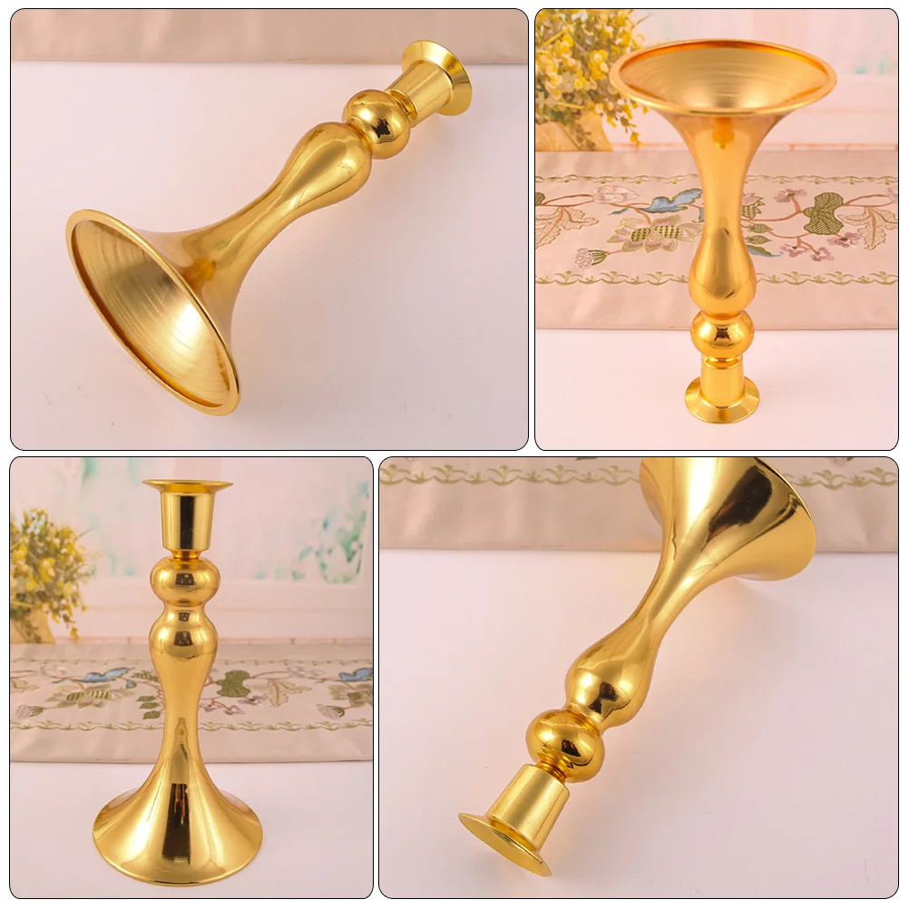 Elegant Gold Metal Holder Tabletop Decorative Candlestick For Wedding Party Banquet Candlelight Dinner Pillar Taper
Elegant Gold Metal Holder Tabletop Decorative Candlestick For Wedding Party Banquet Candlelight Dinner Pillar Taper
