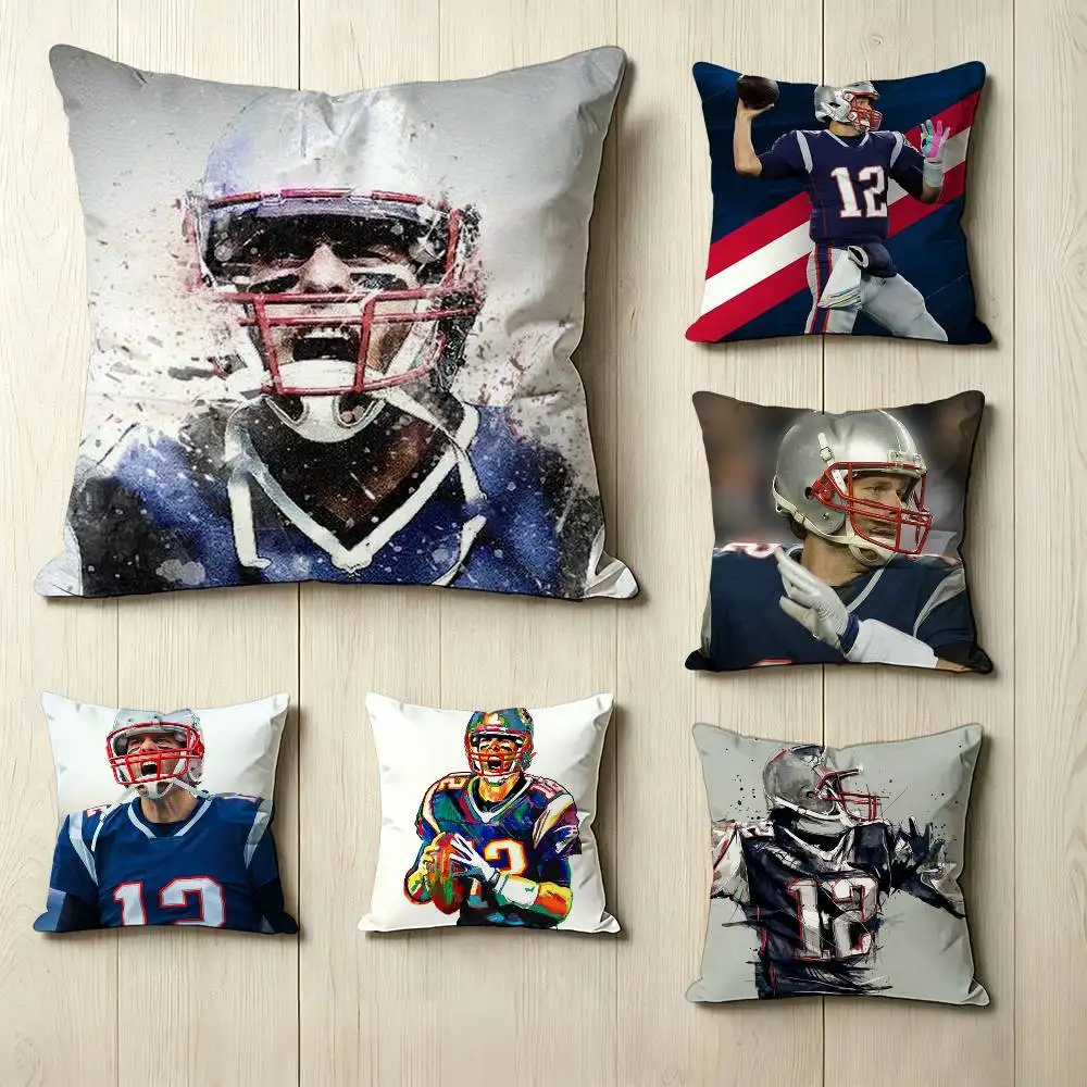 American football player T-Tom Brady Square Double-Sided printed Pillow Case Bedroom Bedside Pillow Sofa Cushion Cover
American football player T-Tom Brady Square Double-Sided printed Pillow Case Bedroom Bedside Pillow Sofa Cushion Cover