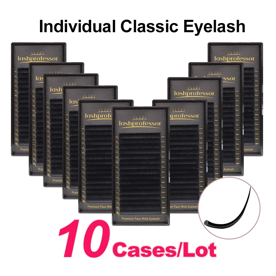 Lashprofessor Fast Ship 16rows/case 5~25mm Mix Premium Natural Synthetic Mink Individual Eyelash Extension Classic Volume Lashes
Lashprofessor Fast Ship 16rows/case 5~25mm Mix Premium Natural Synthetic Mink Individual Eyelash Extension Classic Volume Lashes