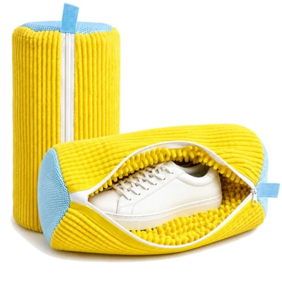 Shoe Washing hine Bag, 2 Pack Sneaker Cleaning Bags for Washer and Dryer, Hidden Zipper Laundry Shoe Bag Protects Shoes and Dru
Shoe Washing hine Bag, 2 Pack Sneaker Cleaning Bags for Washer and Dryer, Hidden Zipper Laundry Shoe Bag Protects Shoes and Dru