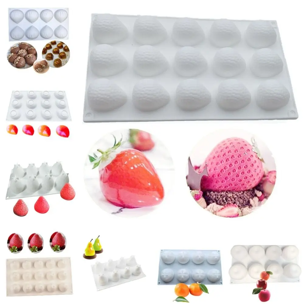 Silicone Pear Peach Cake Mold Non-toxic Reusable Realistic Fruit Baking Mold Flexible 3D Chocolate Fondant Mold
Silicone Pear Peach Cake Mold Non-toxic Reusable Realistic Fruit Baking Mold Flexible 3D Chocolate Fondant Mold